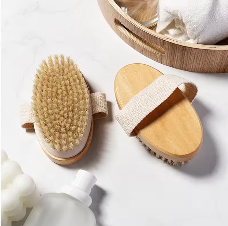 Velora™ - Spazzola esfoliante con setole naturali